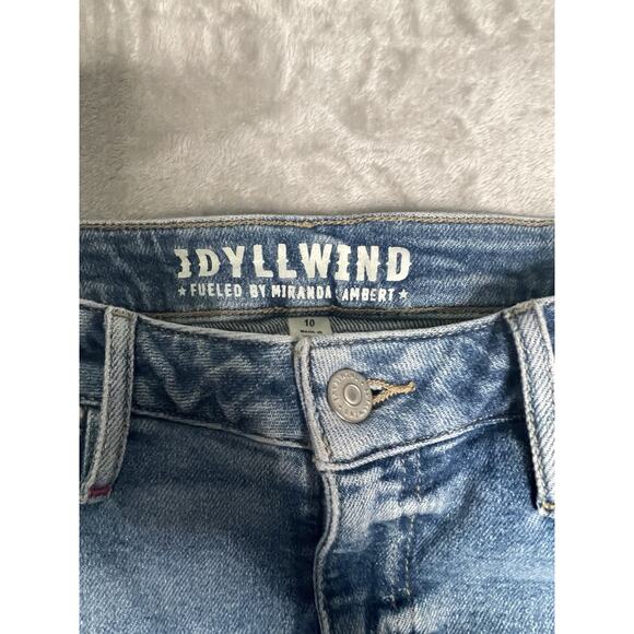 Idyllwind by Miranda Lambert Jeans Womens 10 / 34 Bootcut Light Wash Mid Rise - Picture 3 of 11